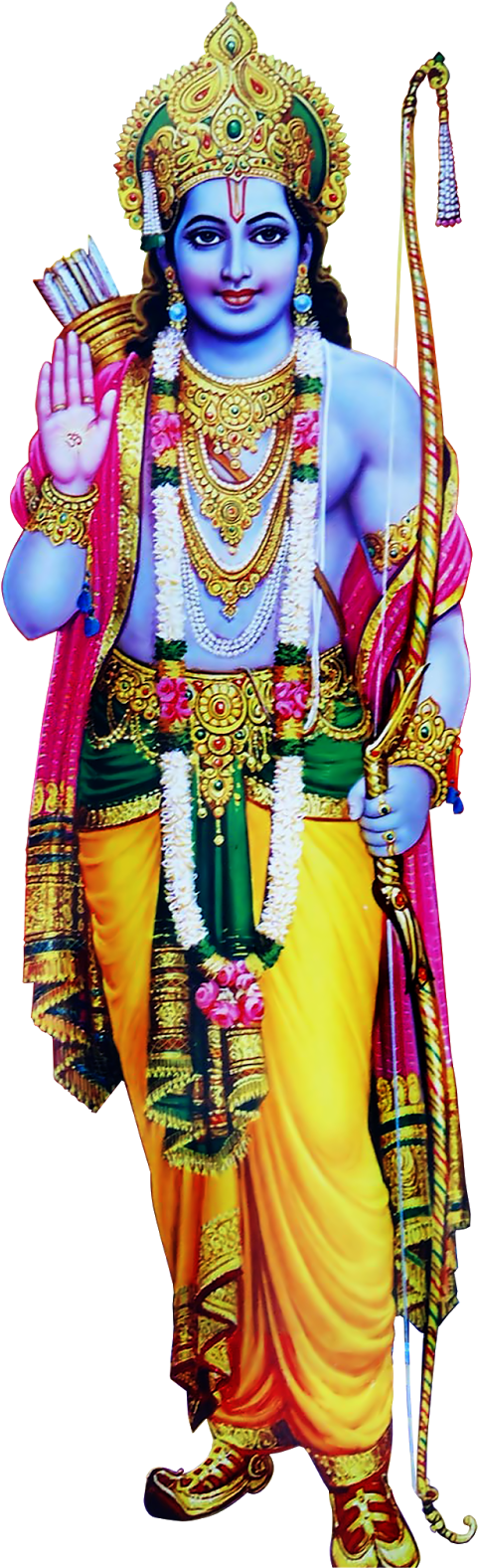 Lord Tirupati Venkateswara And Lord Vishnu Transparent - Rama Poster - Shop Online (1131x1600), Png Download
