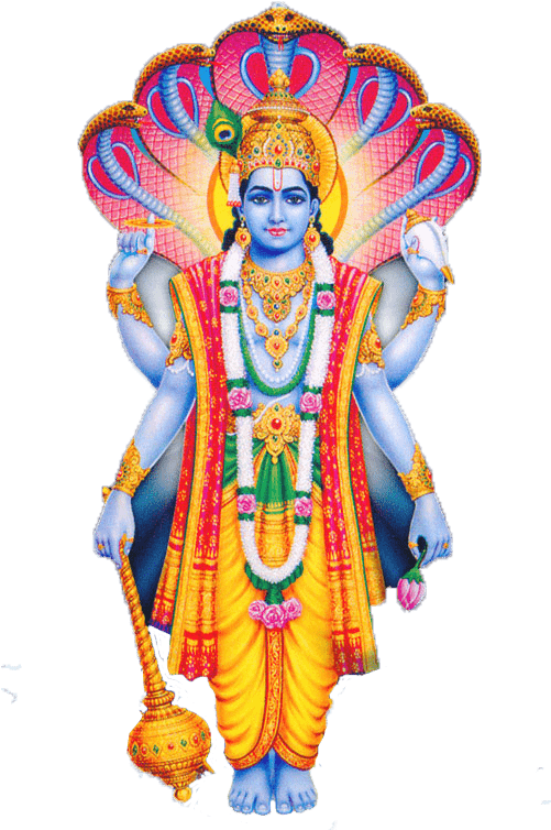 19 Mukhi Rudraksha Lord Vishnu - ????? ?????: Purusha Sukta With Hindi Translation And (766x766), Png Download
