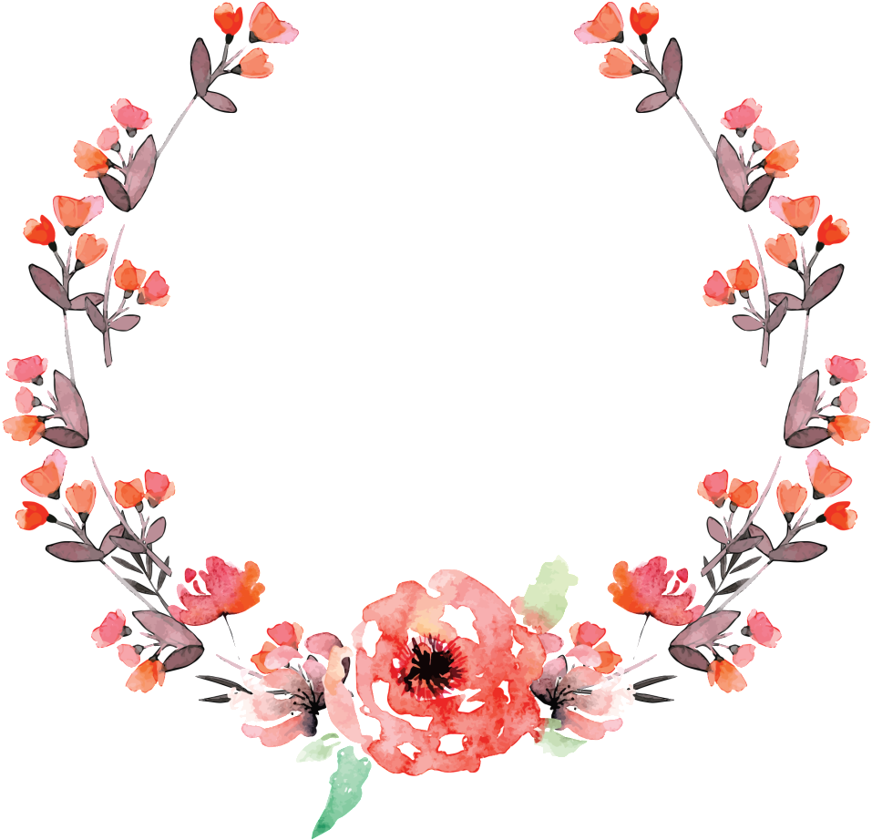 Hand Painted Beautiful Hd Png Flowers - Portable Network Graphics (1024x1024), Png Download