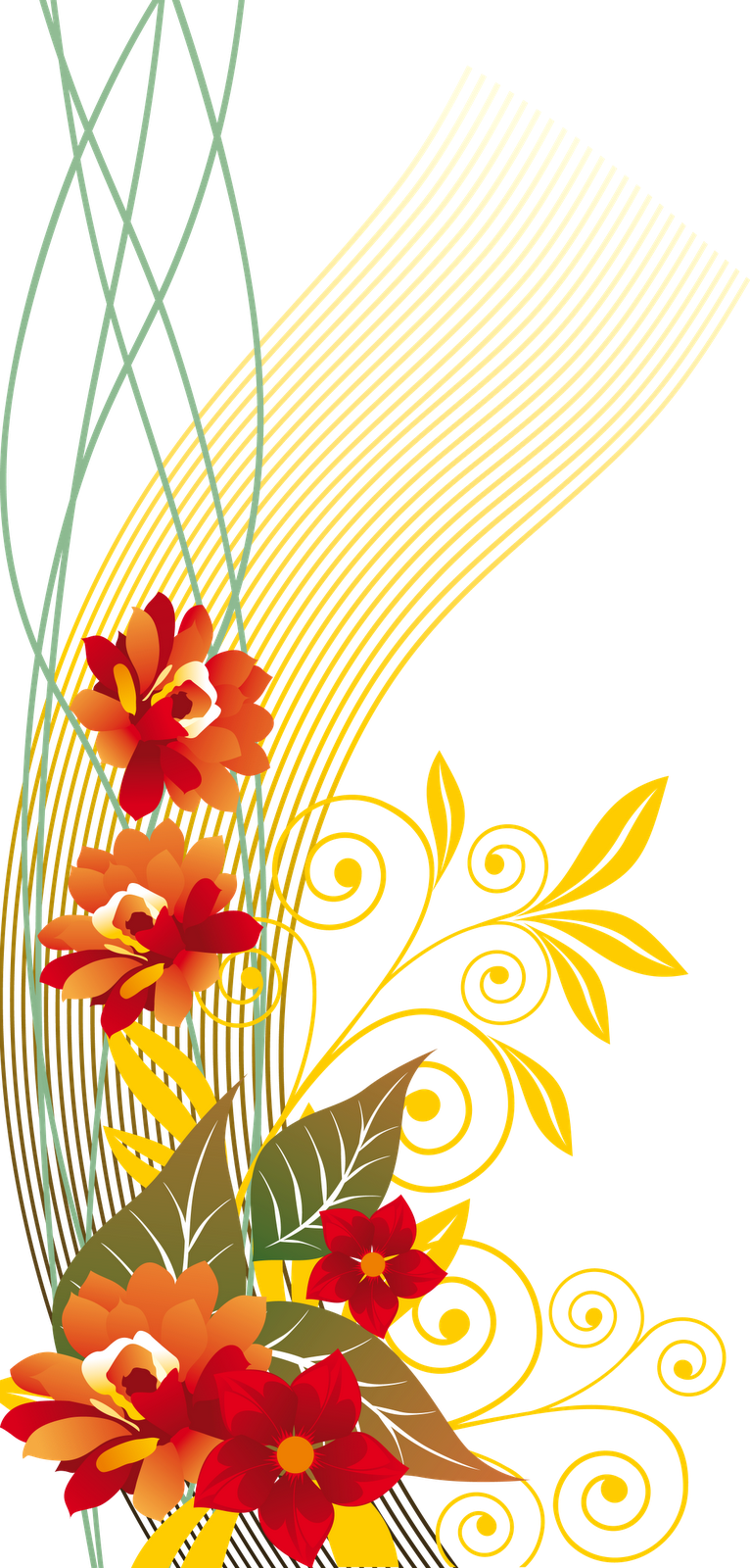Flower - Illustration (766x1600), Png Download