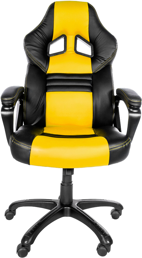 Arozzi Monza Ergonomic Gaming Chair - Arozzi Monza Gaming Chair (yellow) (1000x1000), Png Download