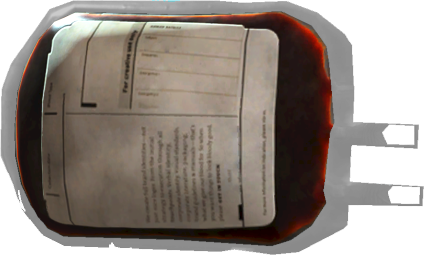 Blood Pack - Poche De Sang Png (907x624), Png Download