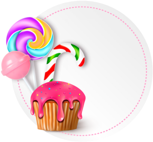 Download Birthday Illustration With Sweets And Candies Birthday Desenho De Doces Balas Png Full Size Png Image Pngkit