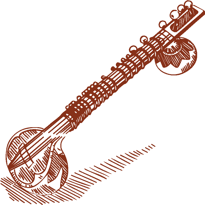 What Is “sitar” - Sitar (842x842), Png Download