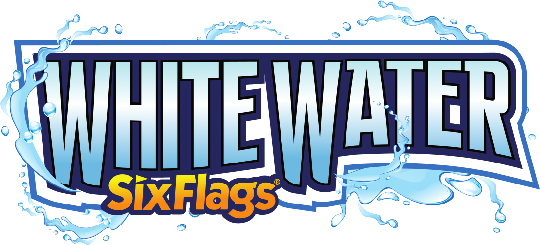 Six Flags White Water Logo (1200x546), Png Download