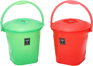 Plastic Bucket Transparent Image - Plastic Closed Bucket Png (534x354), Png Download