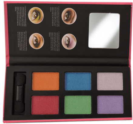 Makeup Kit - Nelf Usa Eyes Powder 6 Shade Colours 0.2 Gm (500x500), Png Download