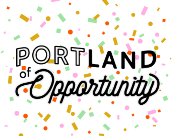 Portland Of Opportunity (600x450), Png Download