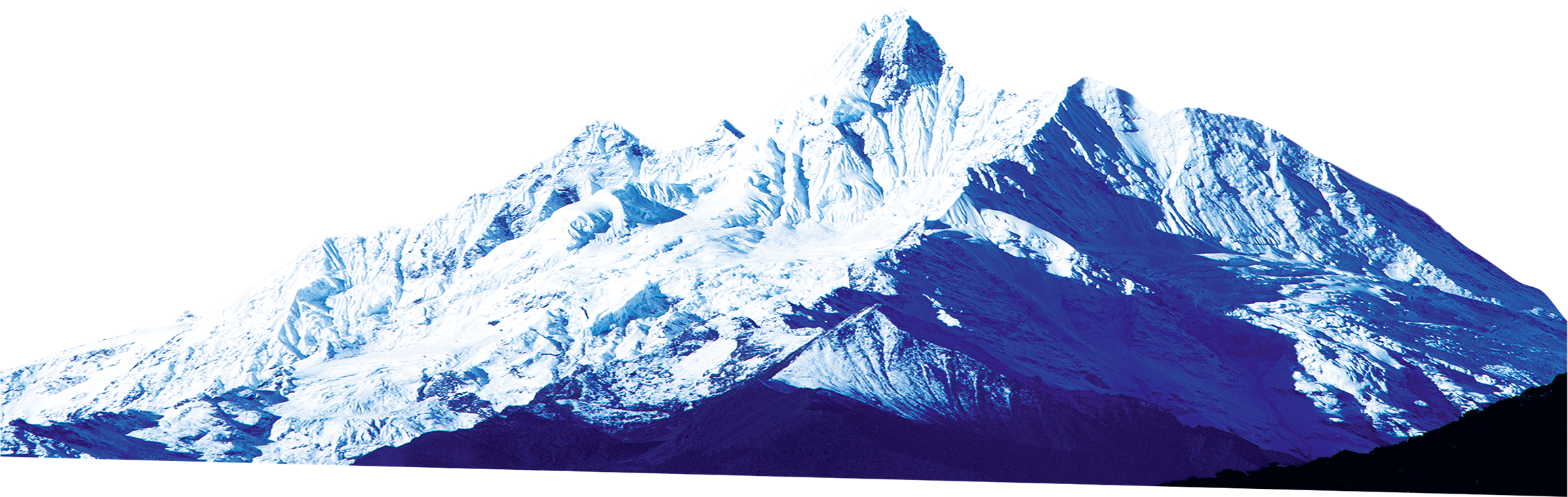 Iceberg Icon Mountains Icebergs (2312x732), Png Download