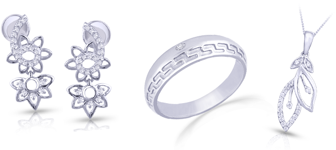 Platinum Jewellery - M.c. Sirkar & Sons (745x332), Png Download