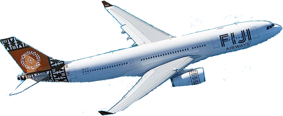 The Airline Offers International Flights To Abu Dhabi, - Fiji Airways Png (1149x498), Png Download