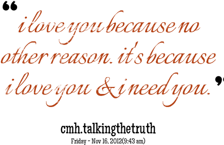 No Reason To Love You Quotes By Crissie Koelpin - Love (499x351), Png Download