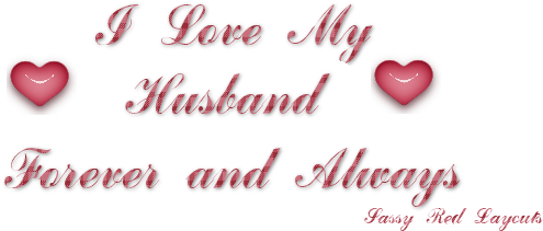 I Love My Husband Forever & Always - Luv My Husband Quotes (591x234), Png Download
