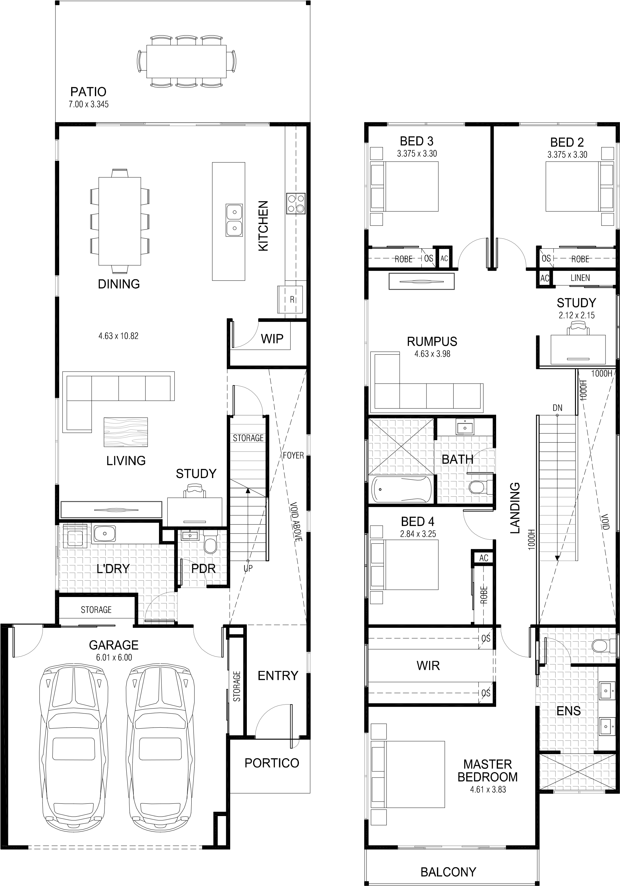 Warrego 315 - Floor Plan (2011x3015), Png Download