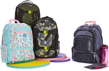 Lunchboxes & Drink Bottles - All School Bags Kmart (601x264), Png Download