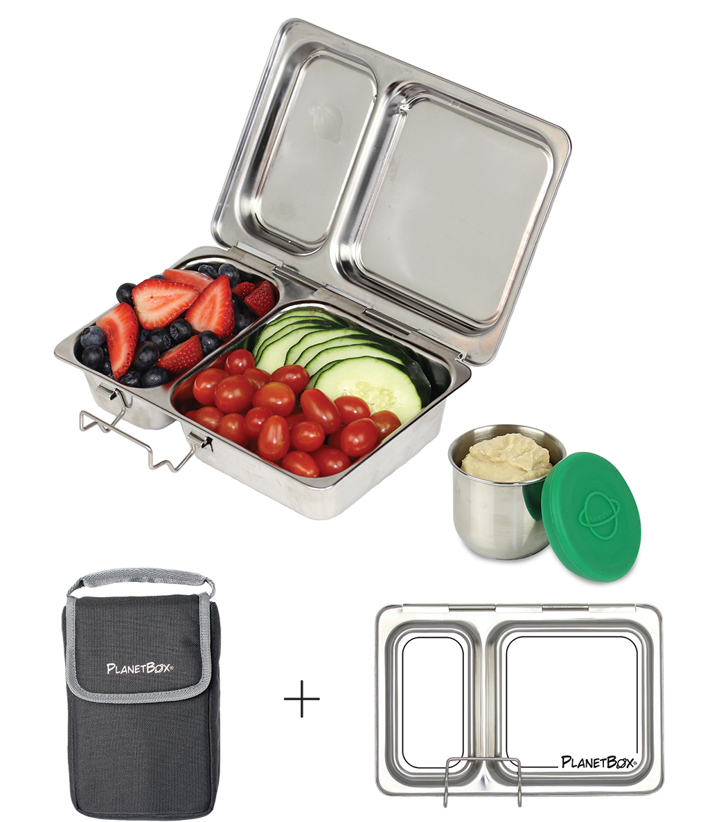 Planetbox Shuttle Lunch Box - Planetbox Shuttle Lunch Box - Basic Black Carry Bag (1200x1200), Png Download