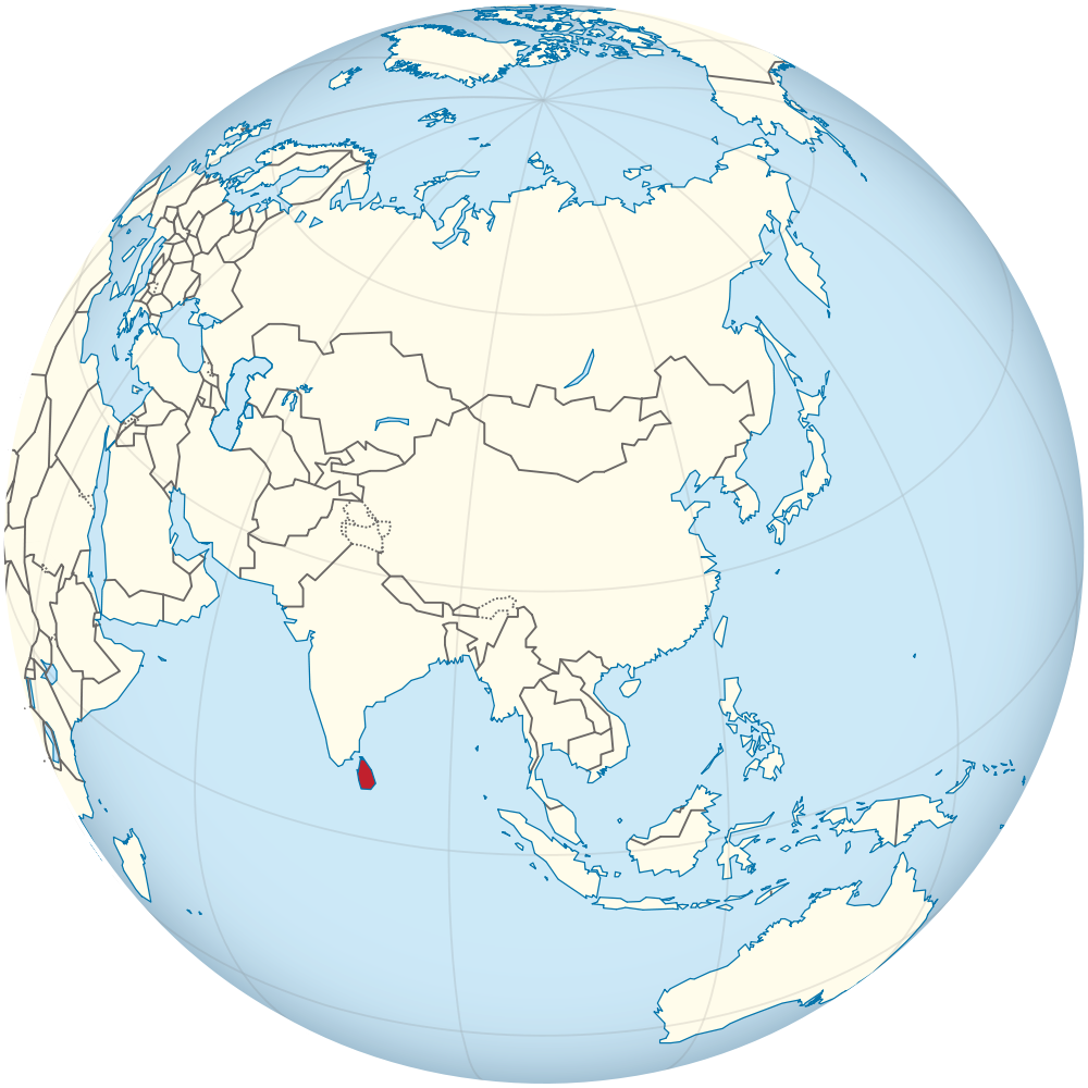Laos On The Globe - Map Of Japan On The Globe (793x793), Png Download