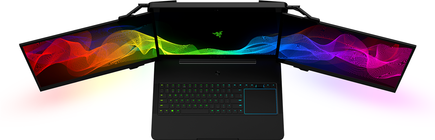 Gallery - Razer Laptop 3 Screens (1500x1000), Png Download