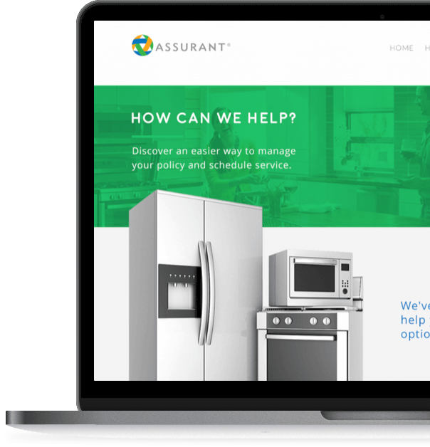 Assurant Self Service Portal On Desktop Computer - Home Appliance (604x628), Png Download