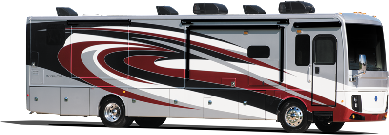 2nd Floor Bus Front Png - Holiday Rambler Png (820x286), Png Download