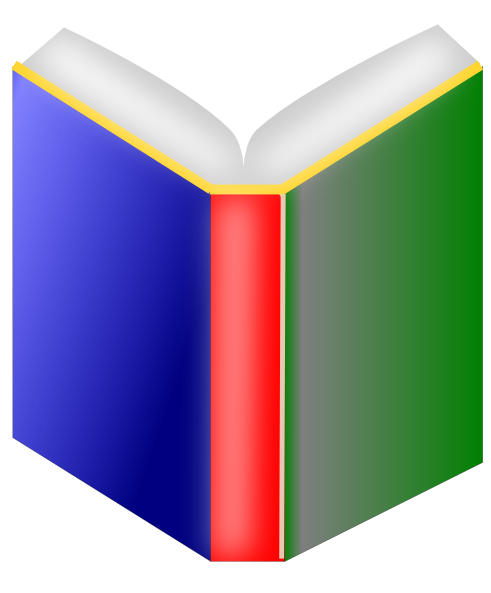 This Free Clipart Png Design Of Open Book Clipart Has (498x599), Png Download
