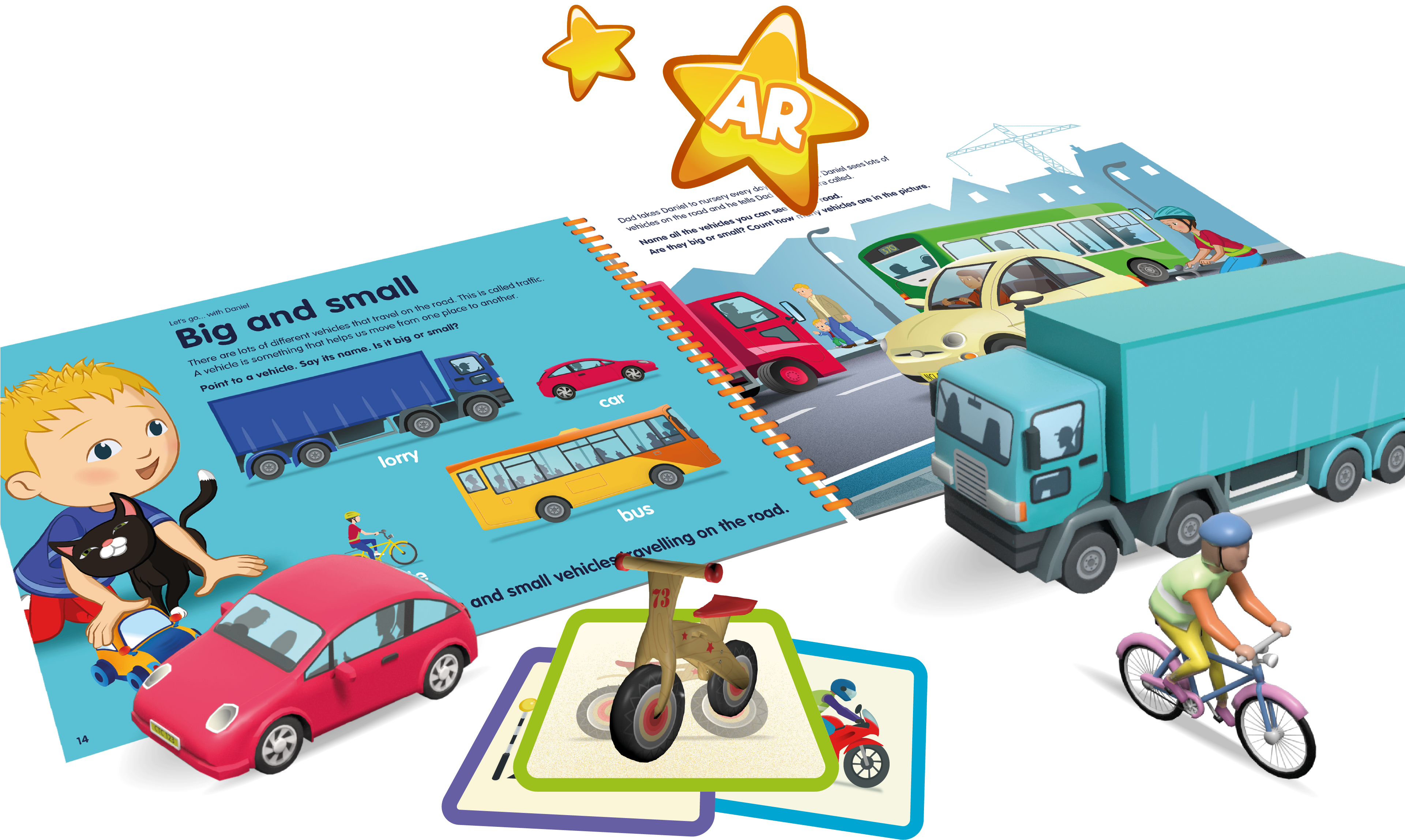 The Children's Traffic Club Road Safety And Active - Model Car (3840x2400), Png Download