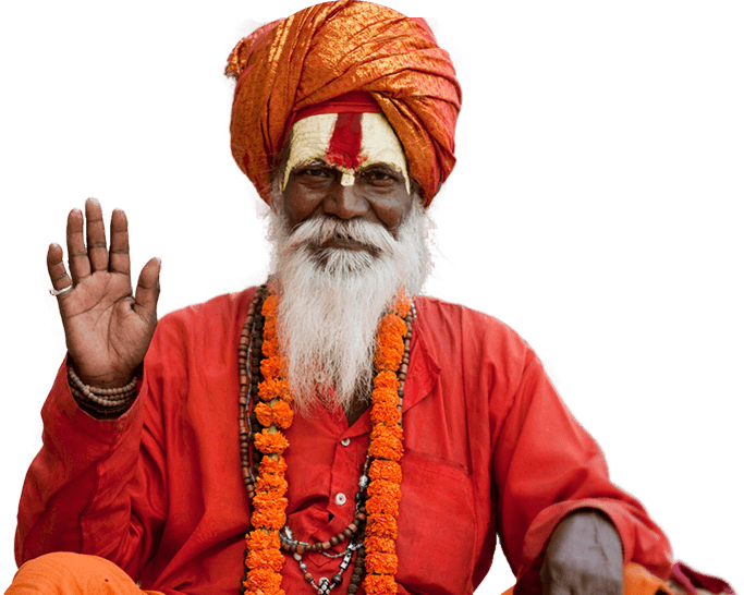 India Meditation (683x546), Png Download