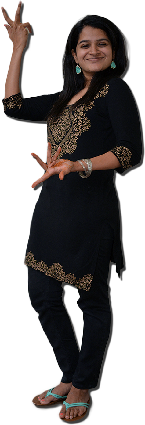 Ashwini Sriram - Little Black Dress (475x1386), Png Download