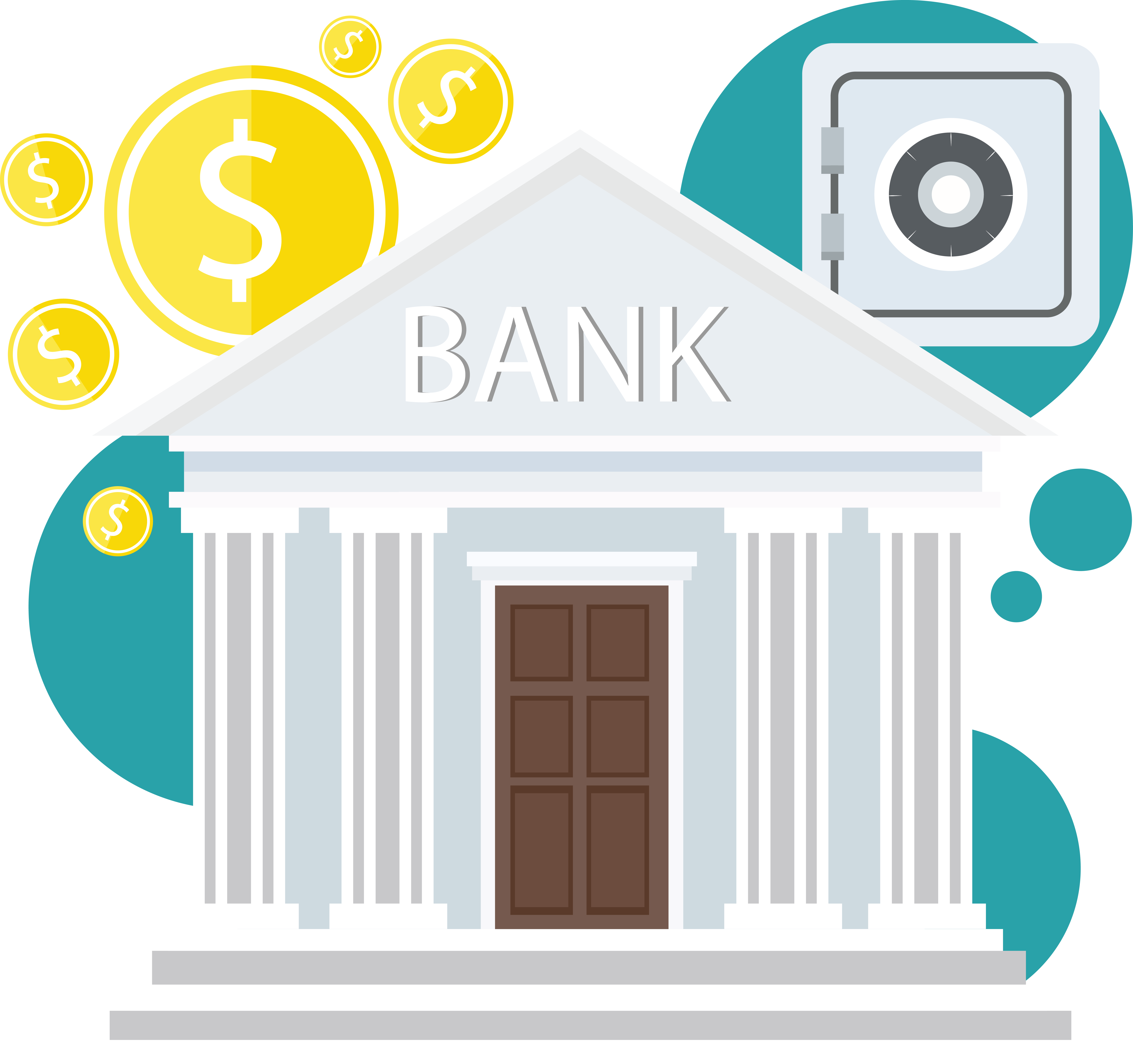 Bank Png Hd (8006x7521), Png Download