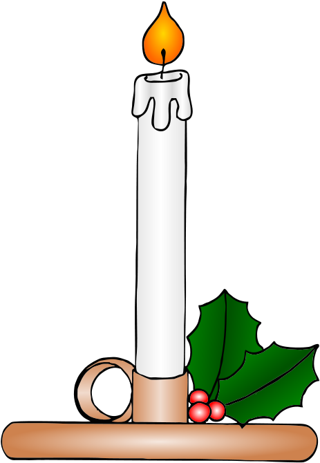 Candle Free To Use Clip Art - Candle Clipart (488x687), Png Download