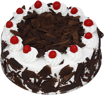 Black Forest - Flowers And Cake For Anniversary (400x400), Png Download