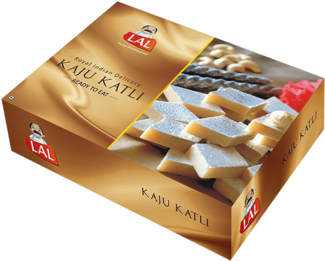 Kaju Katli - 500 Gms - Lal Sweets Kaju Katli - 250 Gm (340x510), Png Download