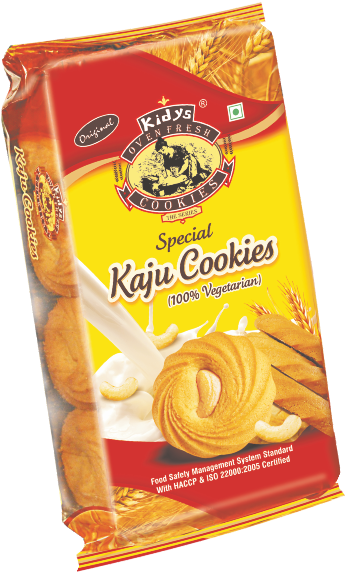 Kaju Cookies - Kidys Special Kaju Cookies 400gms (600x600), Png Download
