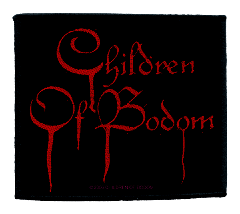 Children Of Bodom Official Woven Patch Blood Logo Woven - Children Of Bodom Logo (1000x1000), Png Download