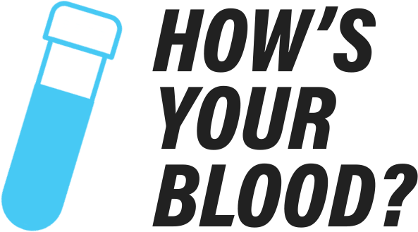 How's Your Blood Logo - Information Campaign In Malaysia 2018 (600x329), Png Download