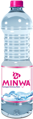 Minwa 1000ml Packaged Drinking Water - Water (250x500), Png Download