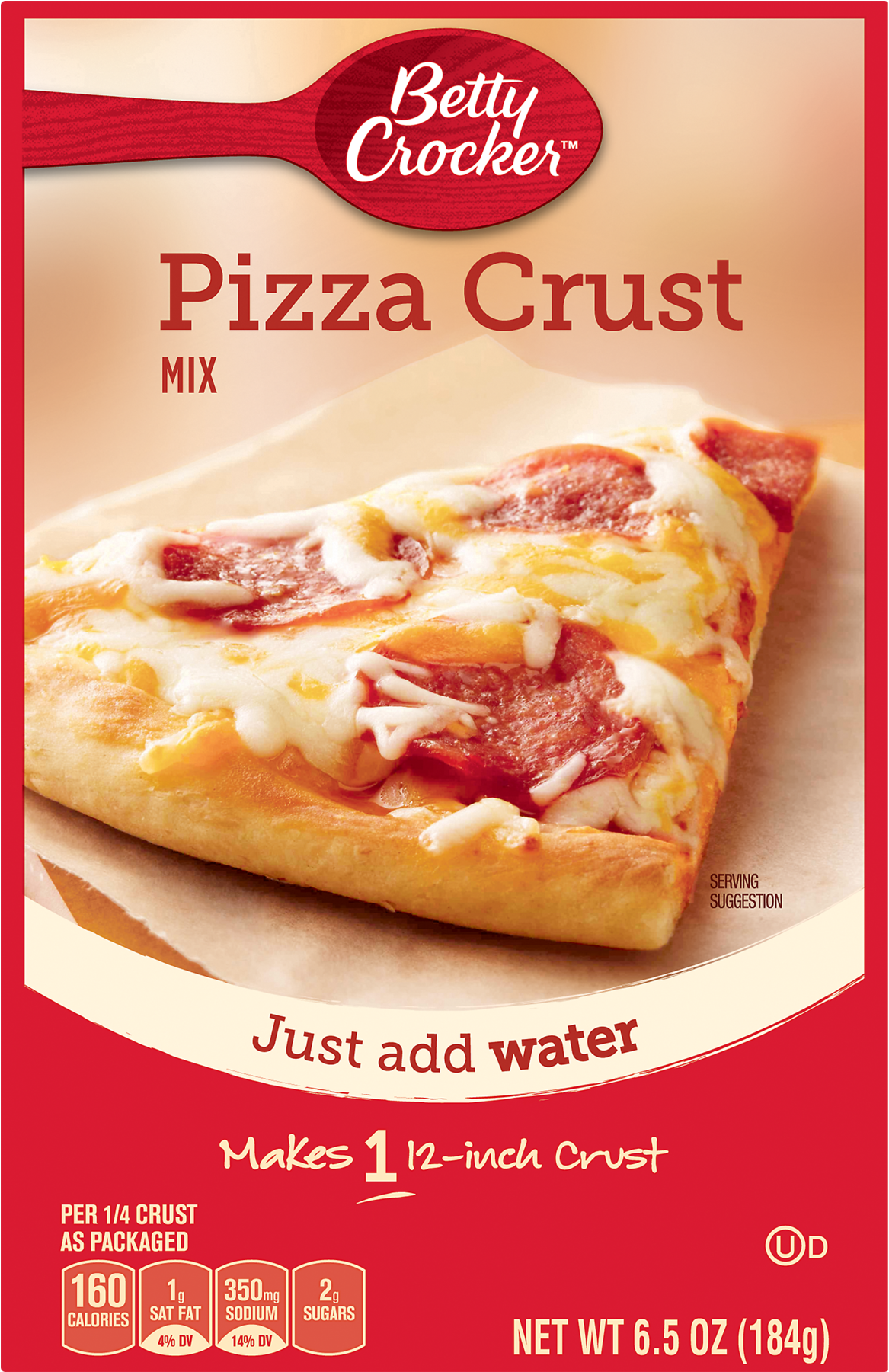 Betty Crocker Pizza Crust Mix (1800x1800), Png Download