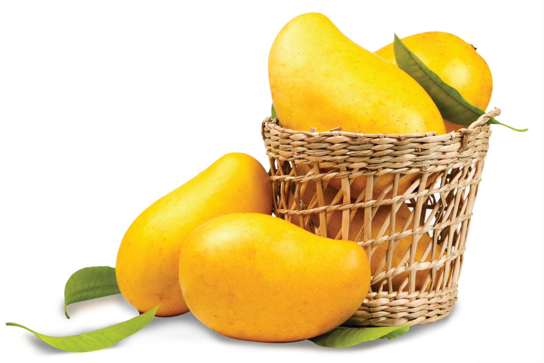 Lassi For Free Download On Mbtskoudsalg - Mango In Basket (2153x1521), Png Download