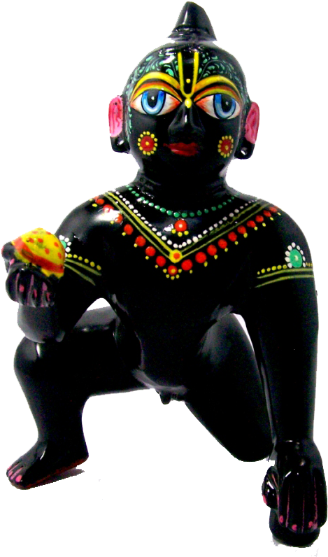 Brass Laddu Gopal Statue Idol - Idol Divine (434x500), Png Download