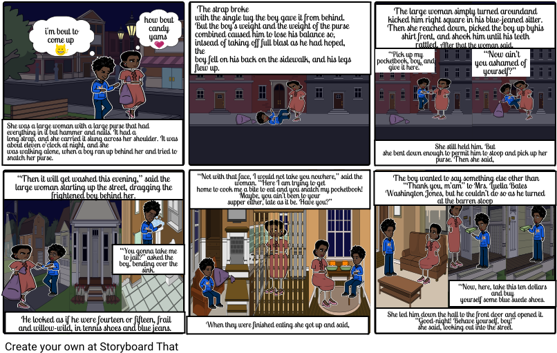 Thankyou Ma'am - Storyboard (815x524), Png Download