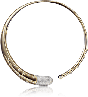 Dazzling Comet Of White Diamond Necklace - Celestium - The Crematory (400x400), Png Download