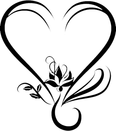 Dark, Heart, Wedding Png Transparent Png Images - Wedding Cliparts Png (400x454), Png Download