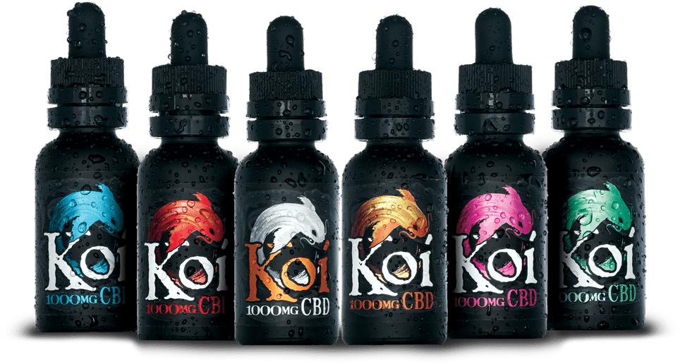 Cbd E-liquid Uses All Natural Industrial Hemp That - Koi Cbd (1050x629), Png Download