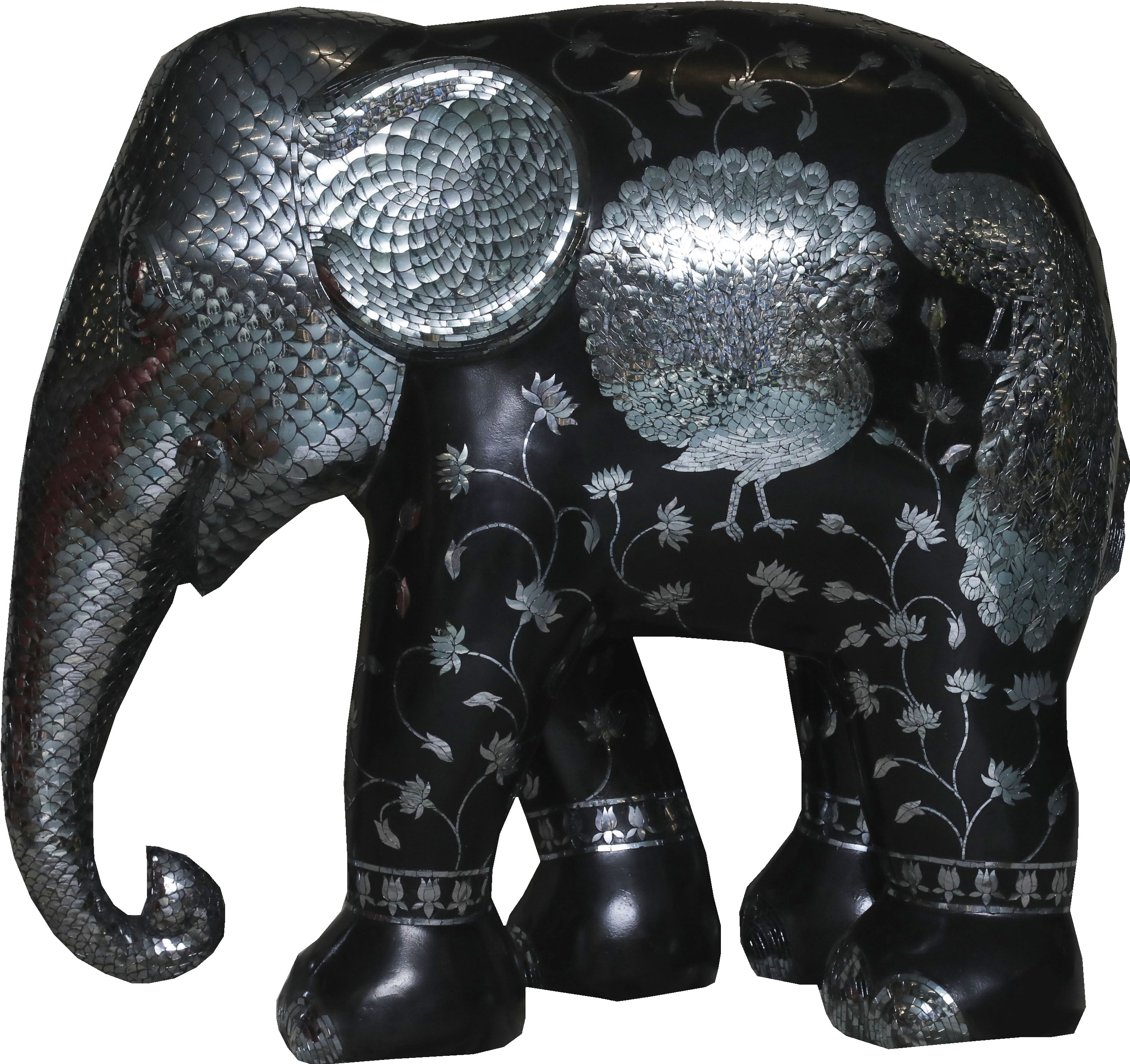 Sheesh Mahal By Rohit Bal Left - Indian Elephant (3364x2830), Png Download