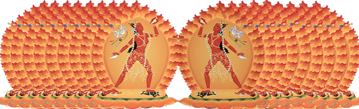 Vajrayogini Is A Hindu Goddess Of Knowledge And Wisdom - Vajrayogini (731x222), Png Download