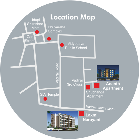 Welcome To Laxmi Narayani Located At Harischandra Marg, - Diagram (548x560), Png Download