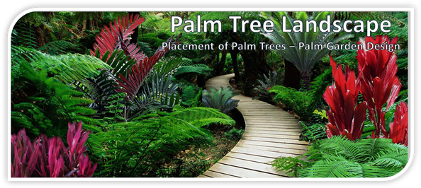 Placement Of Palms Banner - Plants To Go With Palm Trees (600x272), Png Download