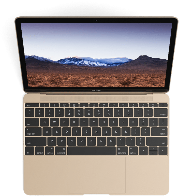 Macbook Gold-1 - Macbook Without Touch Bar (1170x1170), Png Download