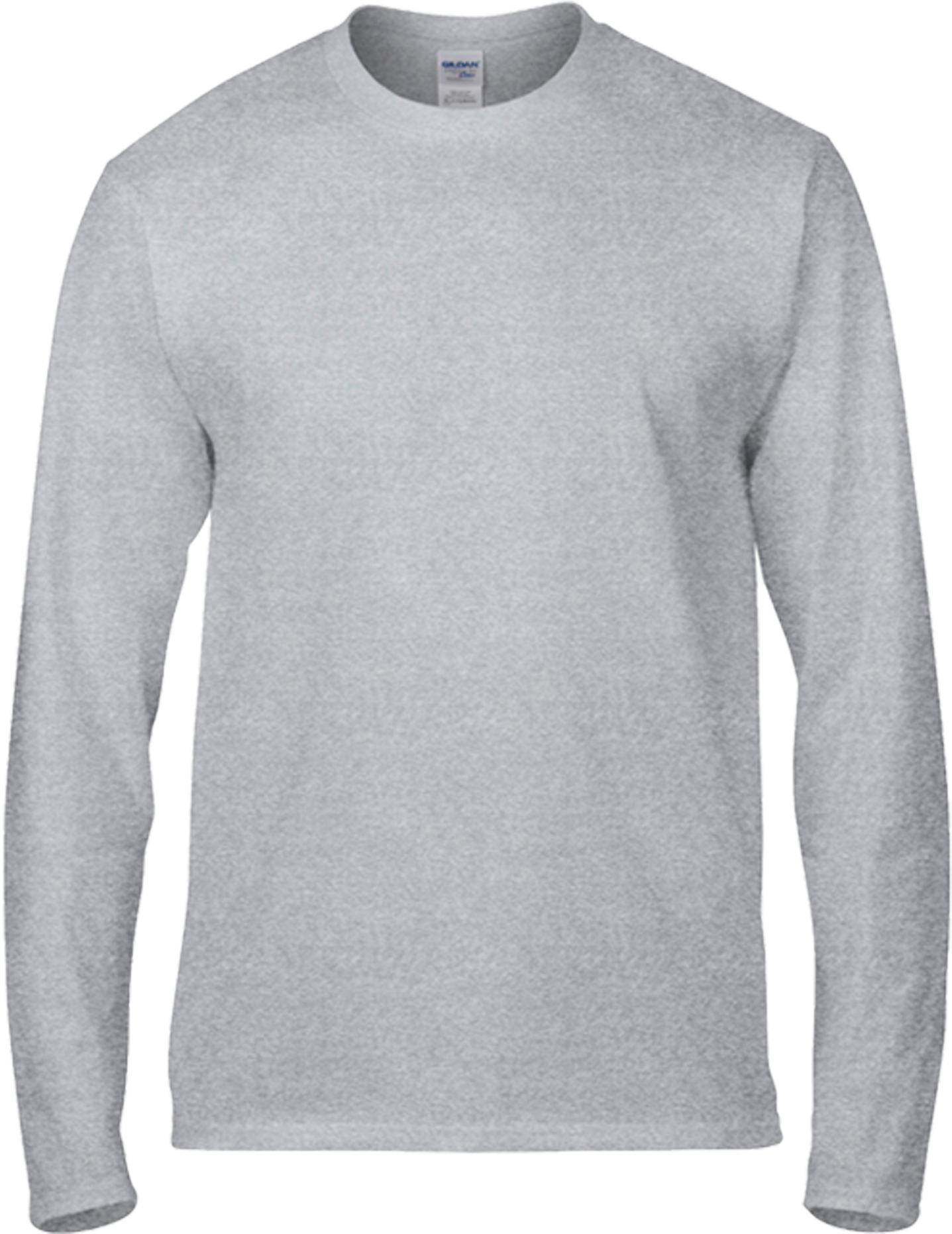 White Red Navy Rs Sport Grey - Gildan Longsleeve Grey (2480x2480), Png Download