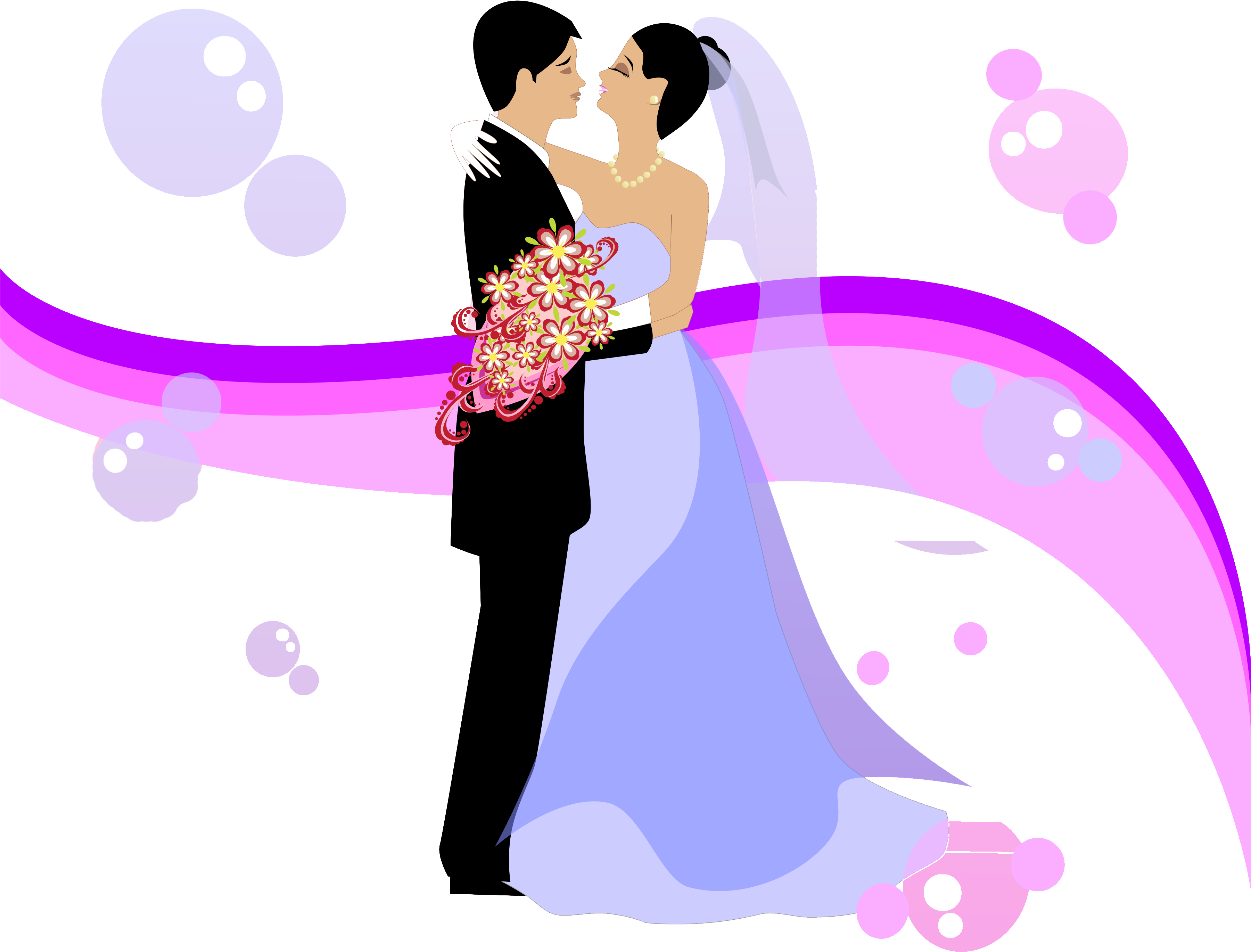 Invitation Bridegroom Clip Art Designs - Wedding Invitation Design Png (3600x3000), Png Download